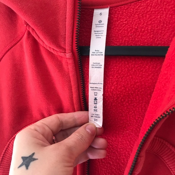 Lululemon scuba hoodie coral pink - Picture 3 of 4